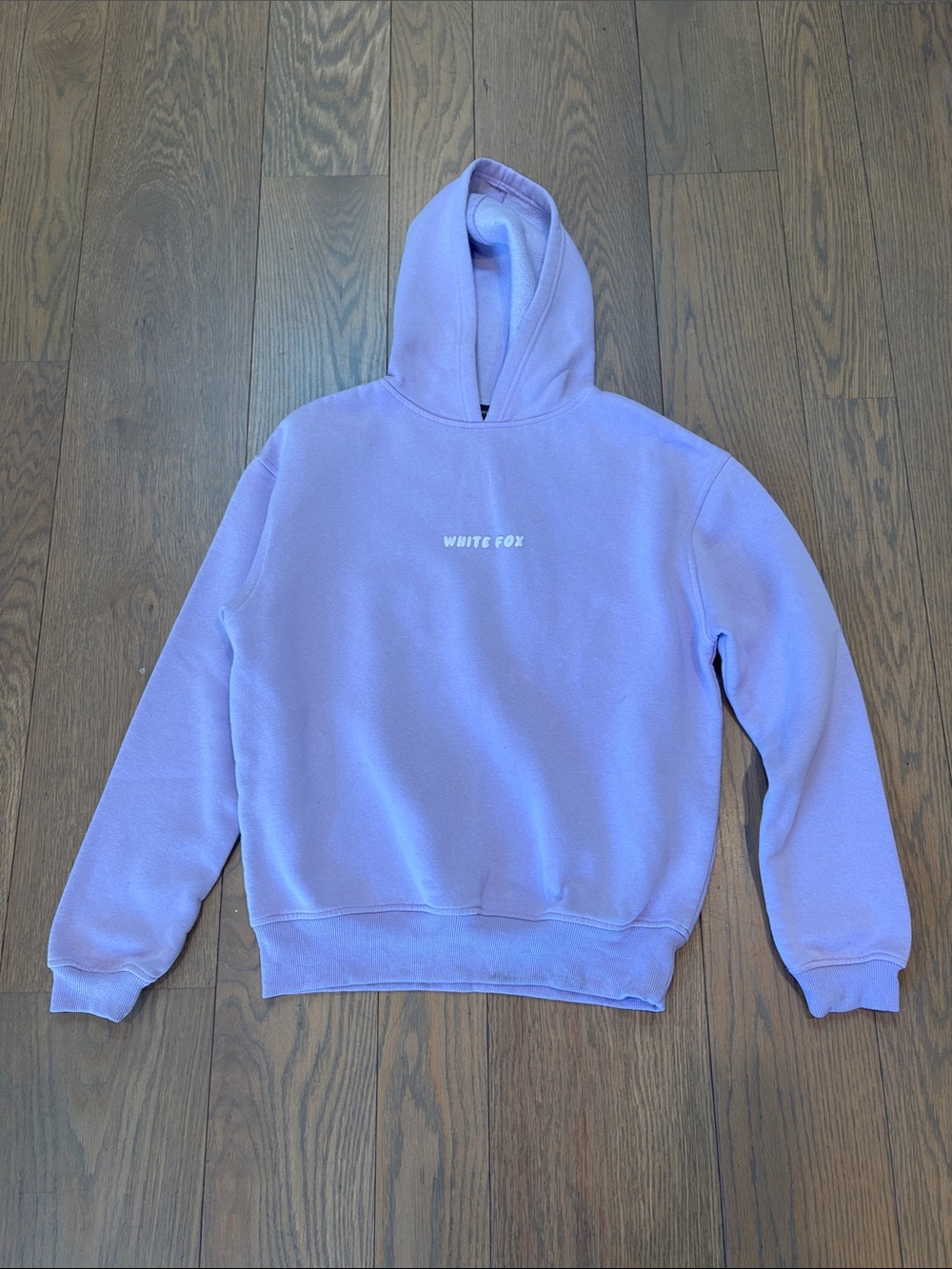 WHITE FOX HOODIE- Purple size xxs/xs